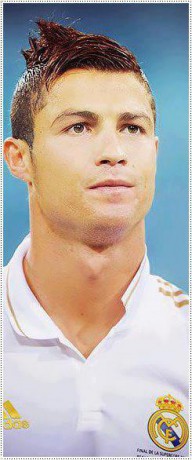CR7 new hairstyle